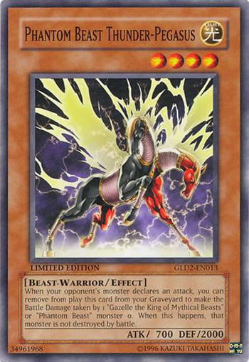 Yu-Gi-Oh Card: Phantom Beast Thunder-Pegasus