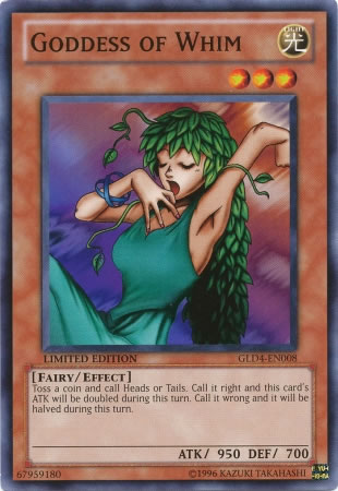 Yu-Gi-Oh Card: Goddess of Whim