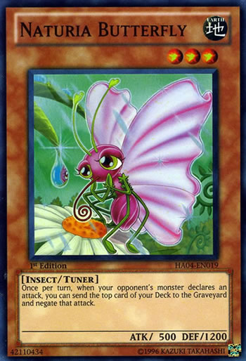 Yu-Gi-Oh Card: Naturia Butterfly