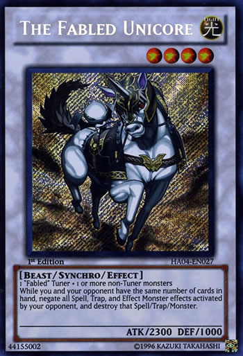 Yu-Gi-Oh Card: The Fabled Unicore