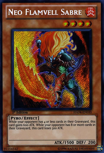 Yu-Gi-Oh Card: Neo Flamvell Sabre