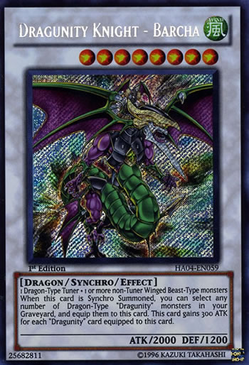 Yu-Gi-Oh Card: Dragunity Knight - Barcha