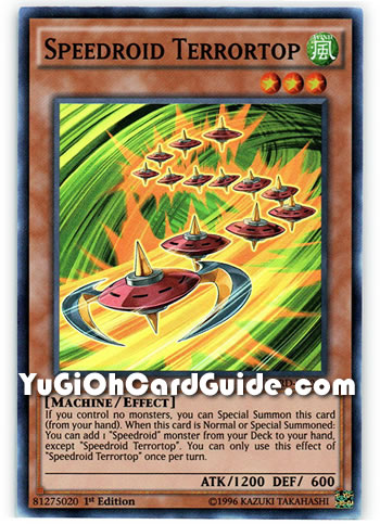 Yu-Gi-Oh Card: Speedroid Terrortop