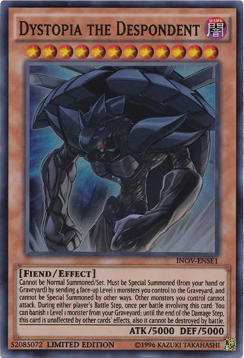 Yu-Gi-Oh Card: Dystopia the Despondent