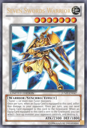 Yu-Gi-Oh Card: Seven Swords Warrior
