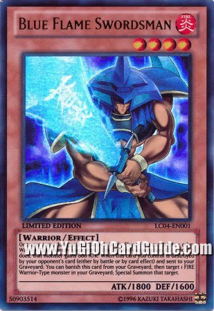 Yu-Gi-Oh Card: Blue Flame Swordsman