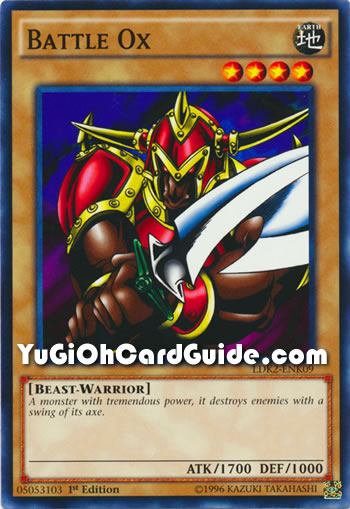 Yu-Gi-Oh Card: Battle Ox