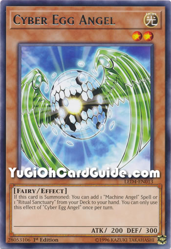 Yu-Gi-Oh Card: Cyber Egg Angel