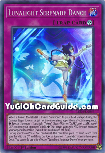 Yu-Gi-Oh Card: Lunalight Serenade Dance