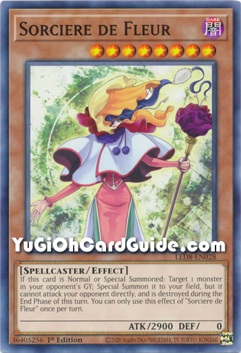 Yu-Gi-Oh Card: Sorciere de Fleur