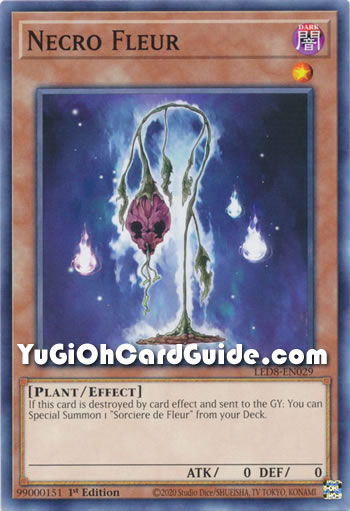 Yu-Gi-Oh Card: Necro Fleur