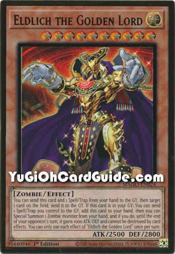 Yu-Gi-Oh Card: Eldlich the Golden Lord
