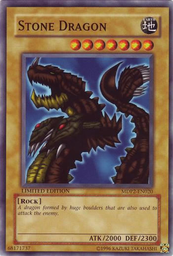 Yu-Gi-Oh Card: Stone Dragon