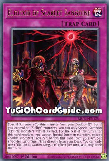 Yu-Gi-Oh Card: Eldlixir of Scarlet Sanguine