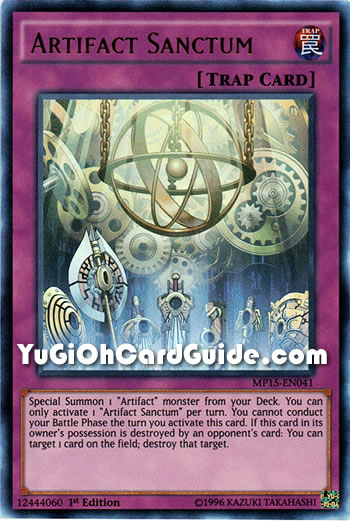 Yu-Gi-Oh Card: Artifact Sanctum