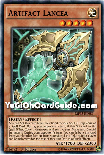 Yu-Gi-Oh Card: Artifact Lancea