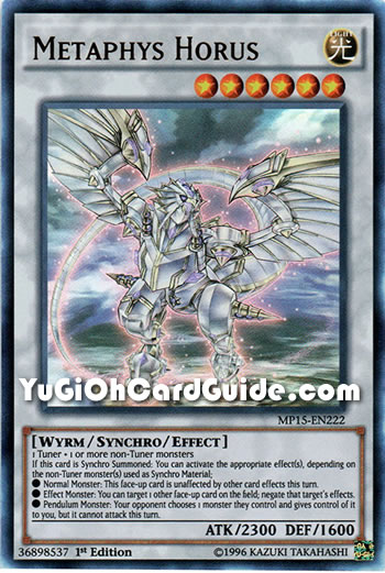Yu-Gi-Oh Card: Metaphys Horus