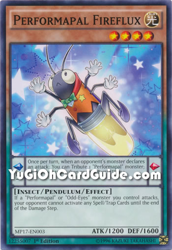 Yu-Gi-Oh Card: Performapal Fireflux