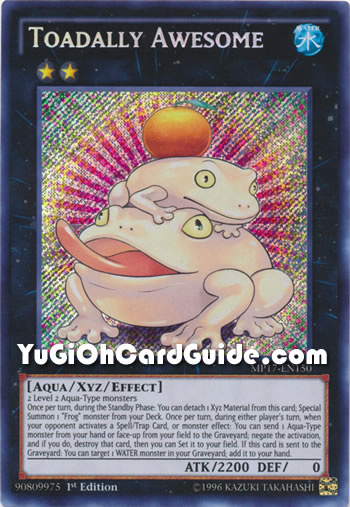 Yu-Gi-Oh Card: Toadally Awesome