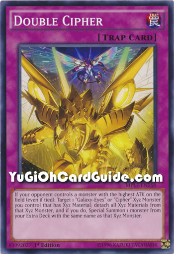 Yu-Gi-Oh Card: Double Cipher