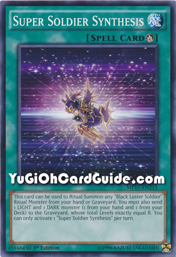 Yu-Gi-Oh Card: Super Soldier Synthesis