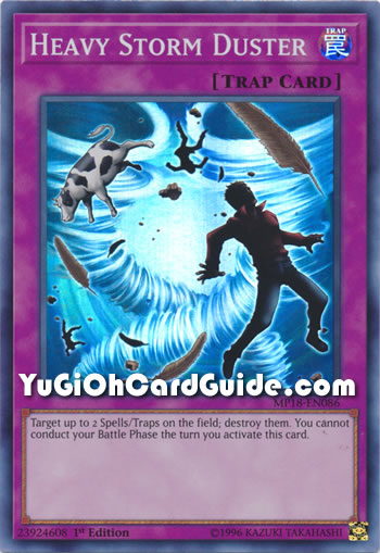 Yu-Gi-Oh Card: Heavy Storm Duster
