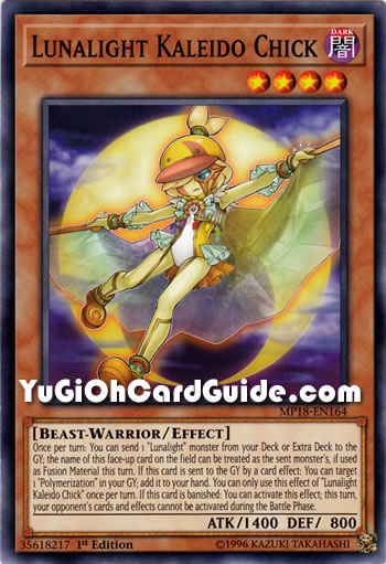 Yu-Gi-Oh Card: Lunalight Kaleido Chick