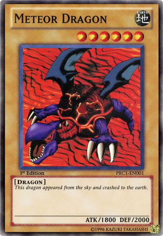 Yu-Gi-Oh Card: Meteor Dragon