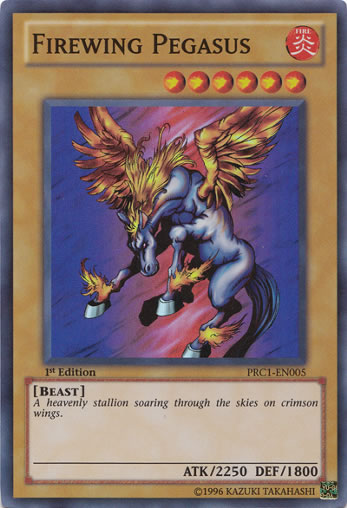 Yu-Gi-Oh Card: Firewing Pegasus