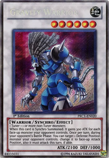 Yu-Gi-Oh Card: Gravity Warrior