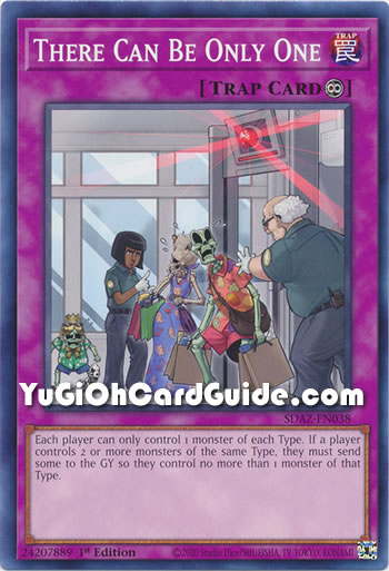Yu-Gi-Oh Card: There Can Be Only One