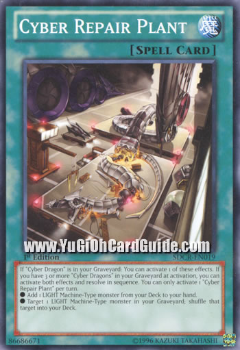 Yu-Gi-Oh Card: Cyber Repair Plant
