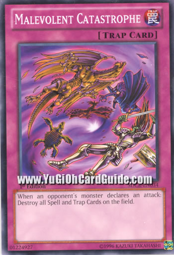 Yu-Gi-Oh Card: Malevolent Catastrophe
