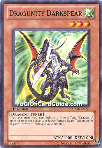 Yu-Gi-Oh Card: Dragunity Darkspear