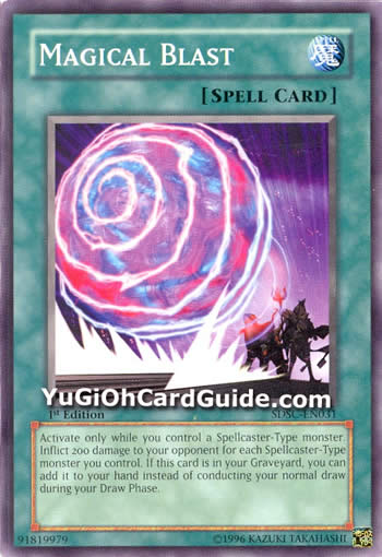 Yu-Gi-Oh Card: Magical Blast