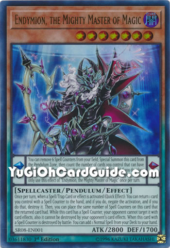 Yu-Gi-Oh Card: Endymion, the Mighty Master of Magic