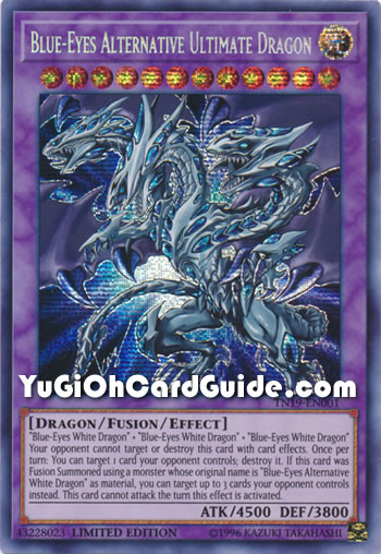 Yu-Gi-Oh Card: Blue-Eyes Alternative Ultimate Dragon