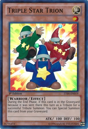 Yu-Gi-Oh Card: Triple Star Trion