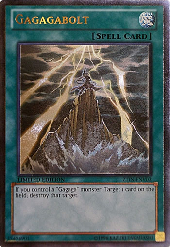 Yu-Gi-Oh Card: Gagagabolt